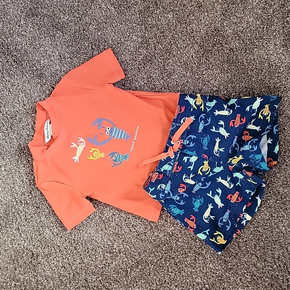 Baby Boy Swim by Tommy Bahama 2 PC, 12 months.